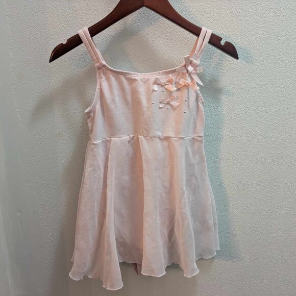*10/$25* Freestyle Danskin Light Pink Skirted Dance Leotard - Size 7/8 - Picture 1 of 5